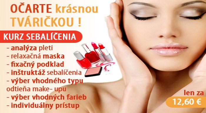 Očarujúca a krásna tvárička vďaka kurzu SEBALÍČENI