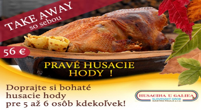 HUSACIE HODY TAKE AWAY (so sebou) ! Vyzdvihnite si