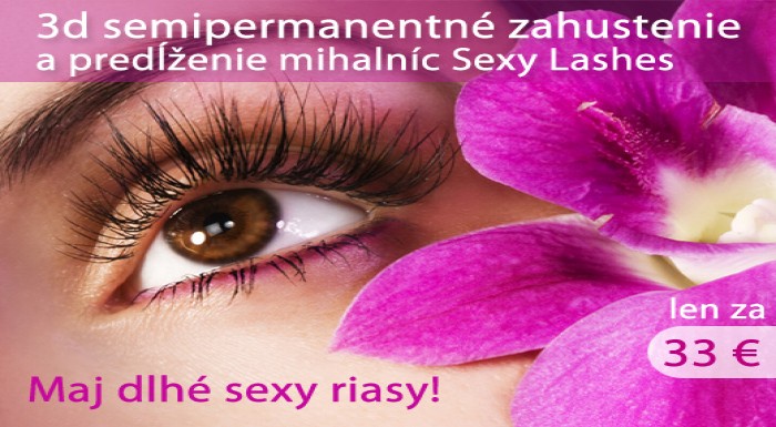Sexy dlhé a husté riasy! 3d semipermanentné zahust