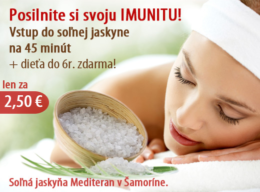 Posilnite si svoju IMUNITU! 45 minútový vstup do s