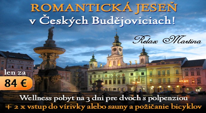 Nádherný romantický wellness pobyt pre dvoch na 2 