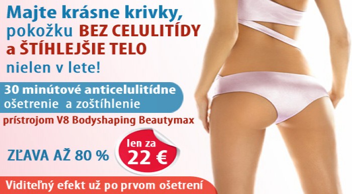 Zoštíhlenie a anticelulitídne ošetrenie s 80 % zľa