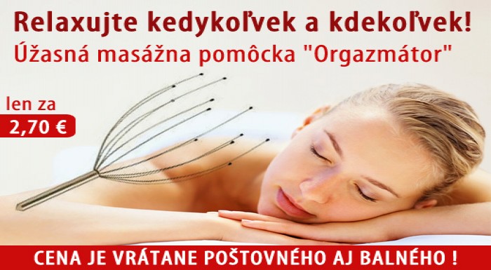 Posledná šanca získať zľavu na unikátnu masážnu po