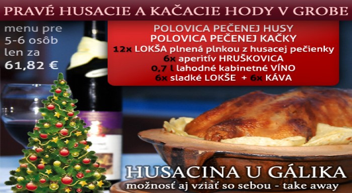 Pochutnajte si na tradičnej hucasinke a kačacinke!