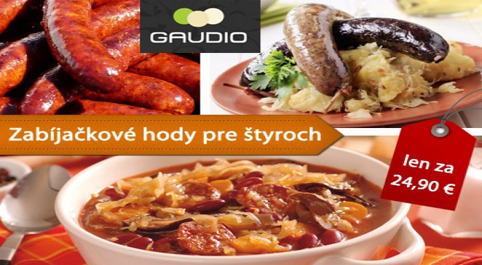 Chutné zabíjačkové hody pre štyroch! 4x zabíjačkov