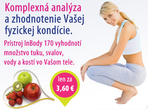 Nechajte si urobiť komplexnú ANALÝZU VÁŠHO TELA a 