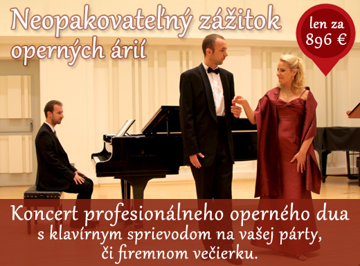 Vychutnajte si koncert profesionálneho operného du