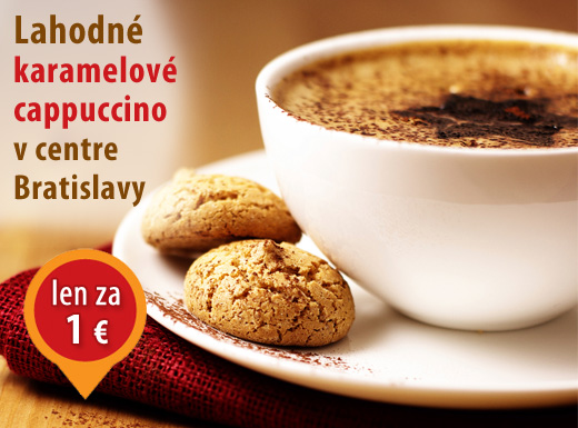 Vychutnajte si lahodné karamelové CAPPUCCINO v cen