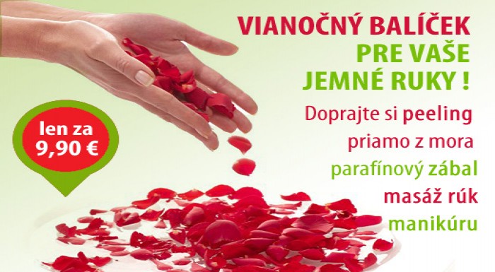 Doprajte si VIANOČNÝ BALÍČEK PRE VAŠE JEMNÉ RUKY !