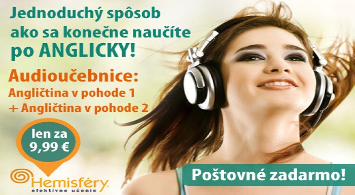 Naučte sa po ANGLICKY! Vyskúšajte praktické audiou