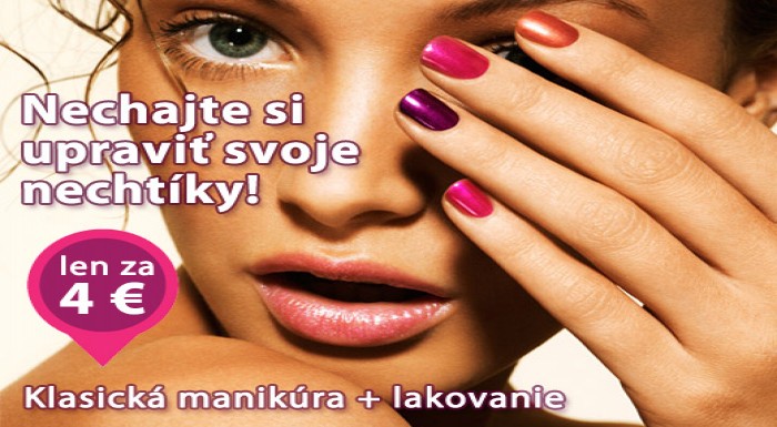 Nechajte si skrášliť svoje nechtíky! Klasická mani