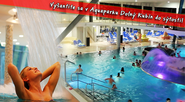 Celodenný vstup do Aquaparku Dolný Kubín za polovicu.
