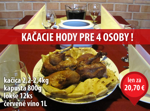 Poďte si pochutnať na chrumkavej kačacinke! Hody p