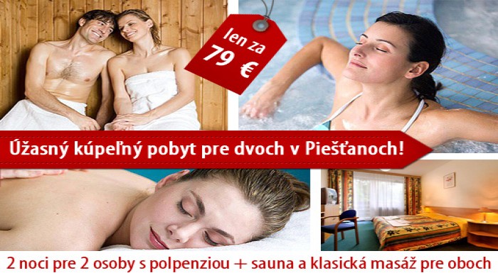 Zrelaxujte na úžasnom kúpeľnom pobyte pre dvoch v 