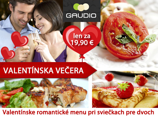 Oslávte sviatok Valentína romantickou večerou so s