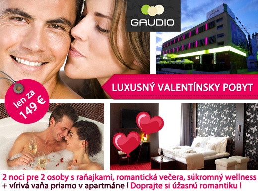 Doprajte si úžasný luxusný Valentínsky pobyt v apa