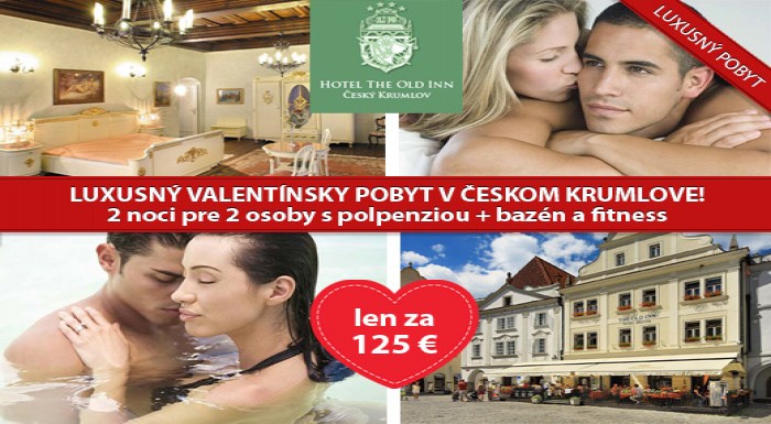Neopakovateľný VALENTÍNSKY POBYT v luxusnom hoteli