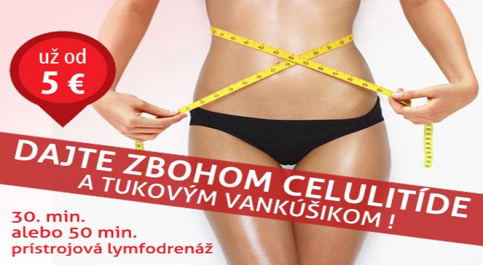 Zbavte sa CELULITÍDY a tukových vankúšikov! 30 min