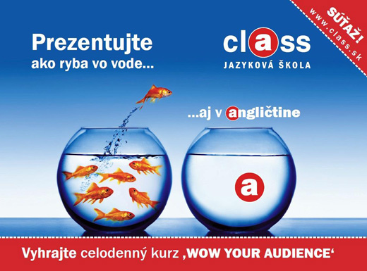 SÚŤAŽ o celodenný kurz prezentovania v angličtine 