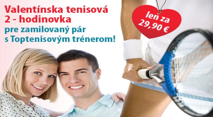 Valentínska tenisová 2 - hodinovka pre zamilovaný 