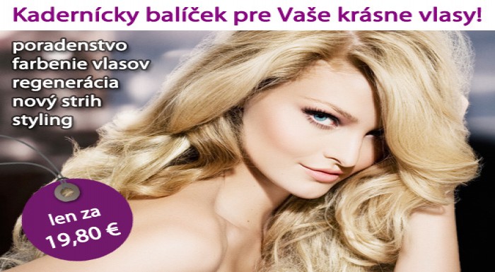 Kadernícky balíček pre Vaše krásne vlasy! Poradens