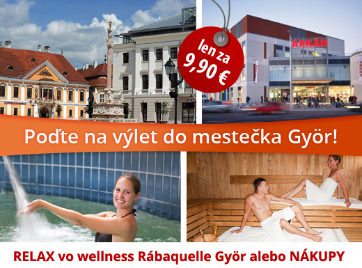 Poďte na výlet do mestečka Györ! Doprava z Bratisl