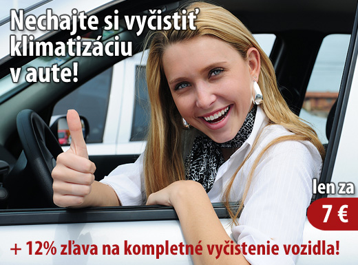 Nechajte si vo Vašom aute vyčistiť klimatizáciu le