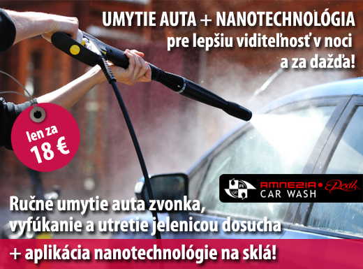 Ošetrenie autoskla revolučnou nanotechnológiou + r
