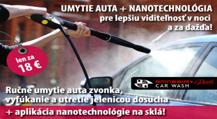Ošetrenie autoskla revolučnou nanotechnológiou + r
