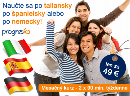 Naučte sa cudzie jazyky! Intenzívny mesačný kurz t