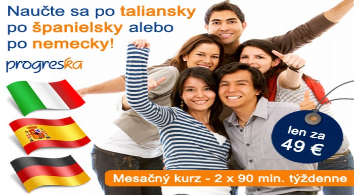 Naučte sa cudzie jazyky! Intenzívny mesačný kurz t