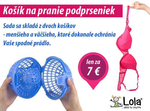 Užitočná pomôcka pre šetrné pranie spodného prádla