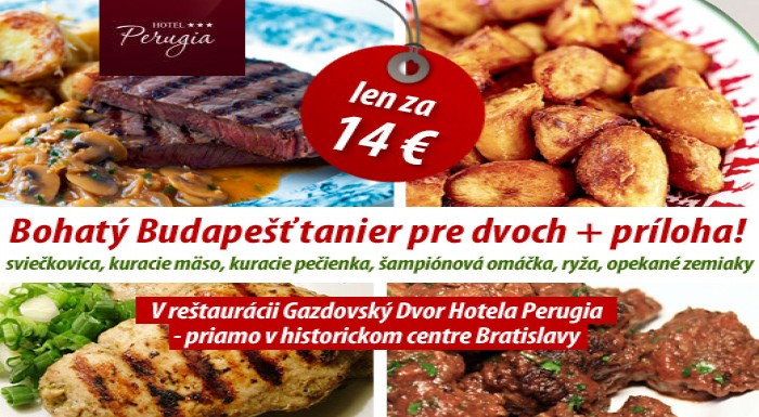 Vychutnajte si bohatý Budapešť tanier pre 2 osoby 