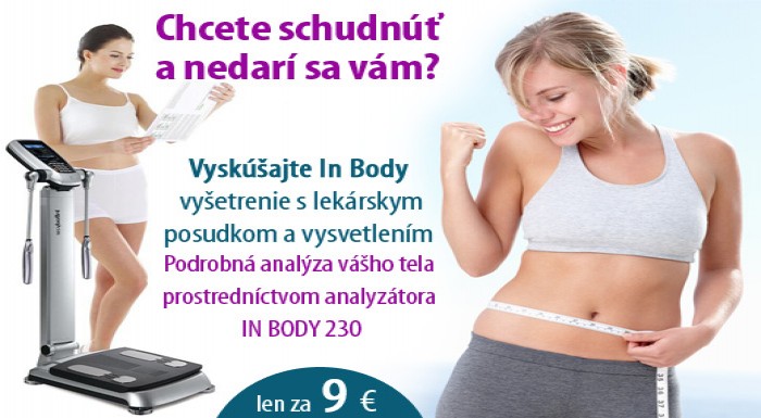 Chcete schudnúť a nedarí sa vám? Vyskúšajte In Bod