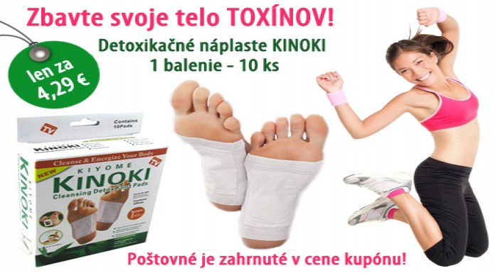 Vyskúšajte DETOXIKAČNÉ NÁPLASTE! Zbavia Vaše telo 