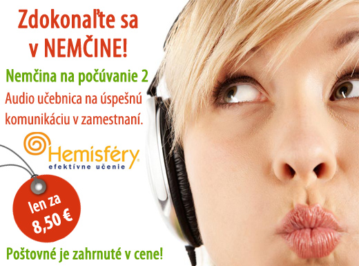 Zdokonaľte sa v NEMČINE! Výnimočná audio učebnica 