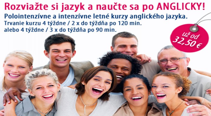 Rozviažte si jazyk a hovorte po ANGLICKY! Intenzív