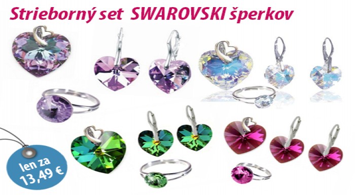 Skrášlite sa nádherným elegantným šperkom! Swarovs