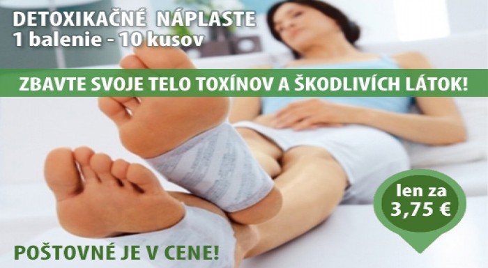 Zbavte svoje telo toxínov! Detoxikačné náplaste KI