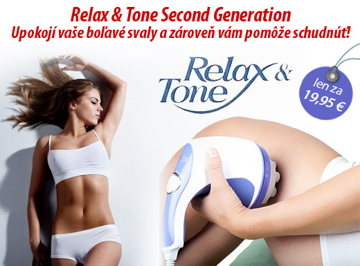 Príjmená masáž kedykoľvek! Relax & Tone Second Gen