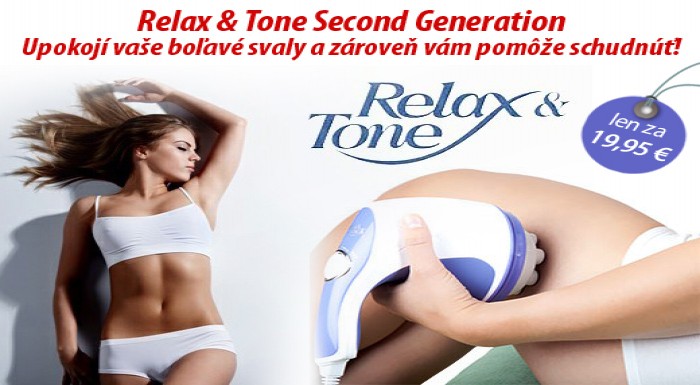 Príjmená masáž kedykoľvek! Relax & Tone Second Gen