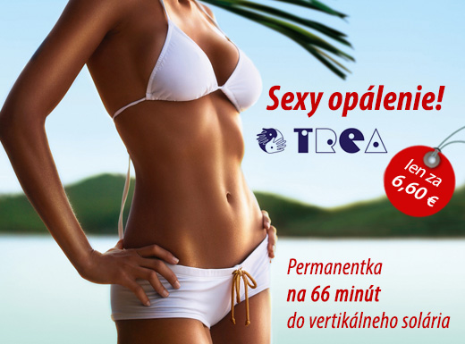 Krásne opálená pokožka! Permanentka na 66 minút do