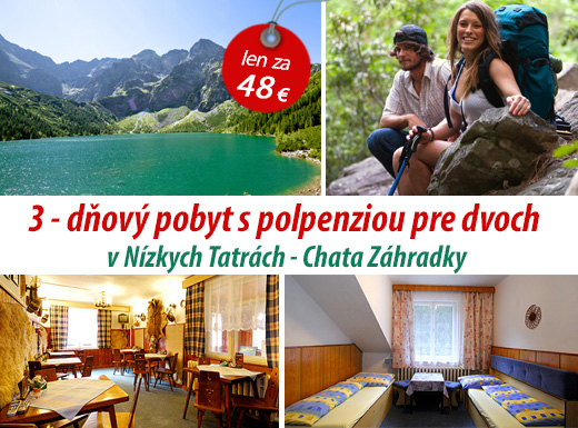 Objavte krásy Demänovskej doliny! Trojdňový pobyt 