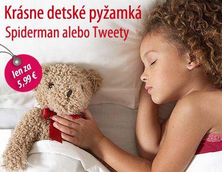 Krásne detské pyžamká  - Spiderman alebo Tweety. P