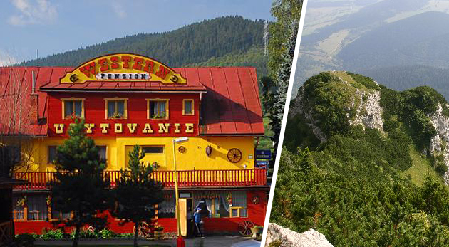 Western Penzión - 3dňový pobyt pre dve osoby s raň