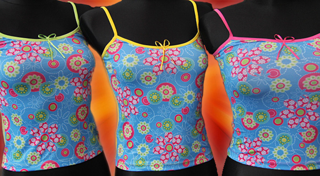 Moderné farebné tielka za super cenu. 3 ks v balen