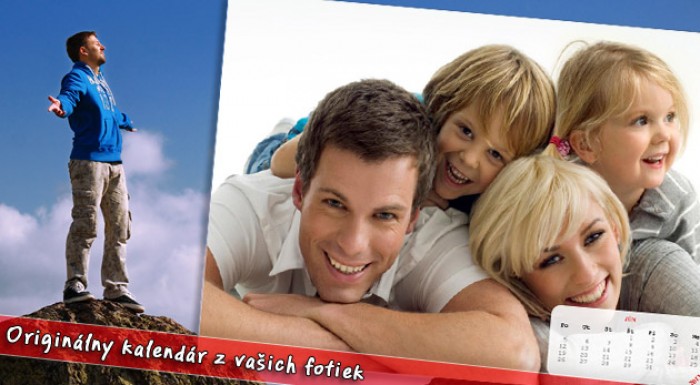Originálny nástenný kalendár na rok 2013 vyrobený 