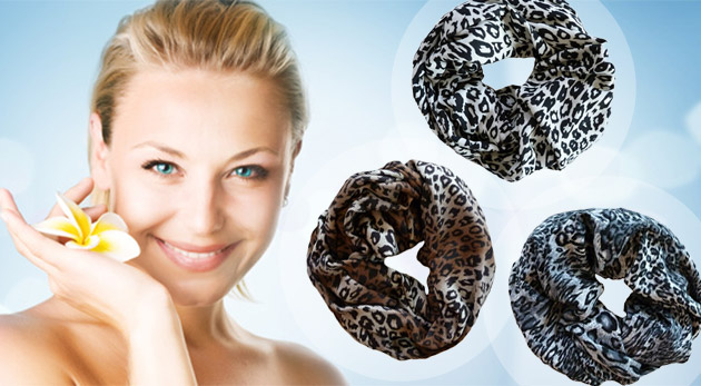 Skvelý doplnok, kruhová šatka - pre všetky dámy a 