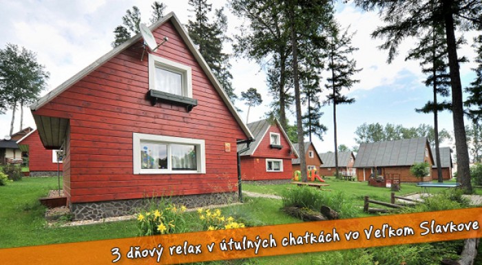 3 dňový pobyt pre 4 osoby v štýlových chatkách Tatry Holiday***. Vysoké Tatry - relax a oddych pre všetkých.