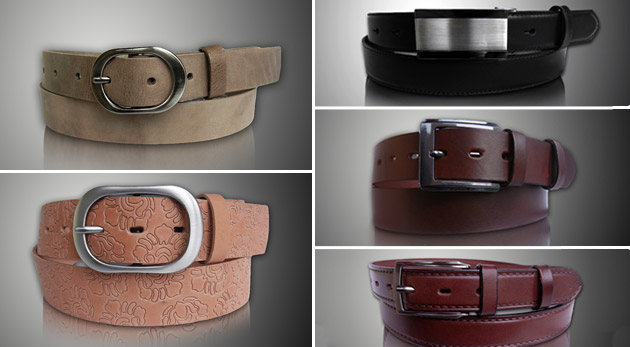 Kvalitné kožené dámske a pánske opasky.